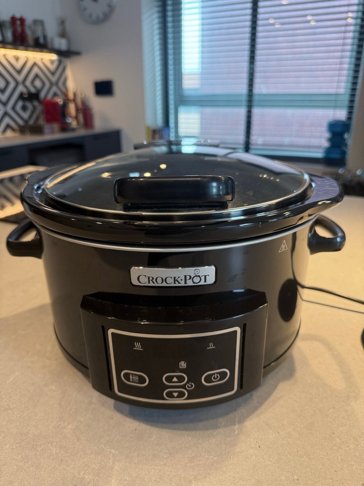 Crock-Pot Digitale Slowcooker - Ideaal voor Stoofschotels, Ophalen, Timer, Zo goed als nieuw