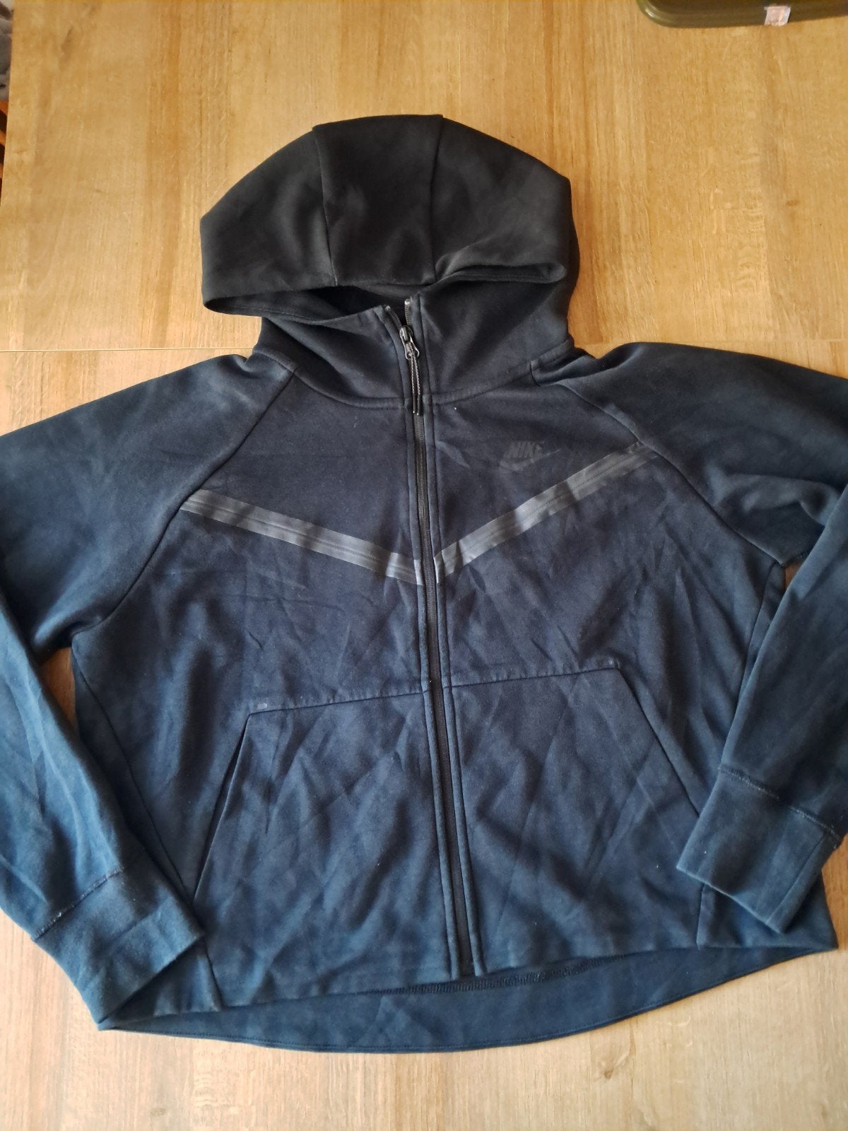 Nike Tech Fleece Hoodie Zwart Maat M, Maat 38/40 (M), Zwart, Nike, Ophalen of Verzenden