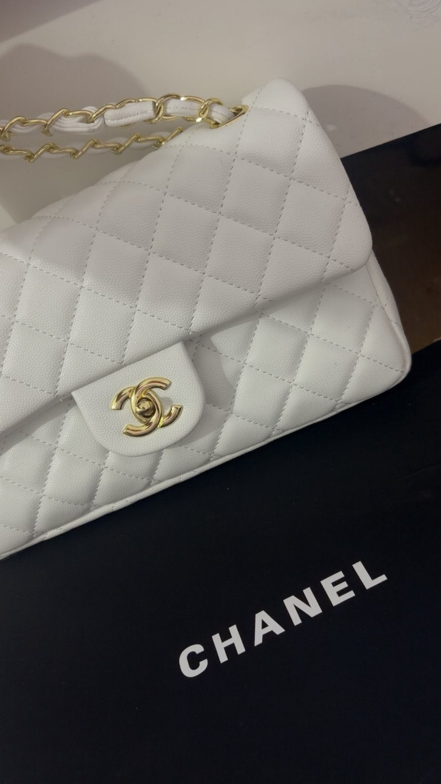 Cc bag met box, Ophalen of Verzenden, Nieuw, Wit