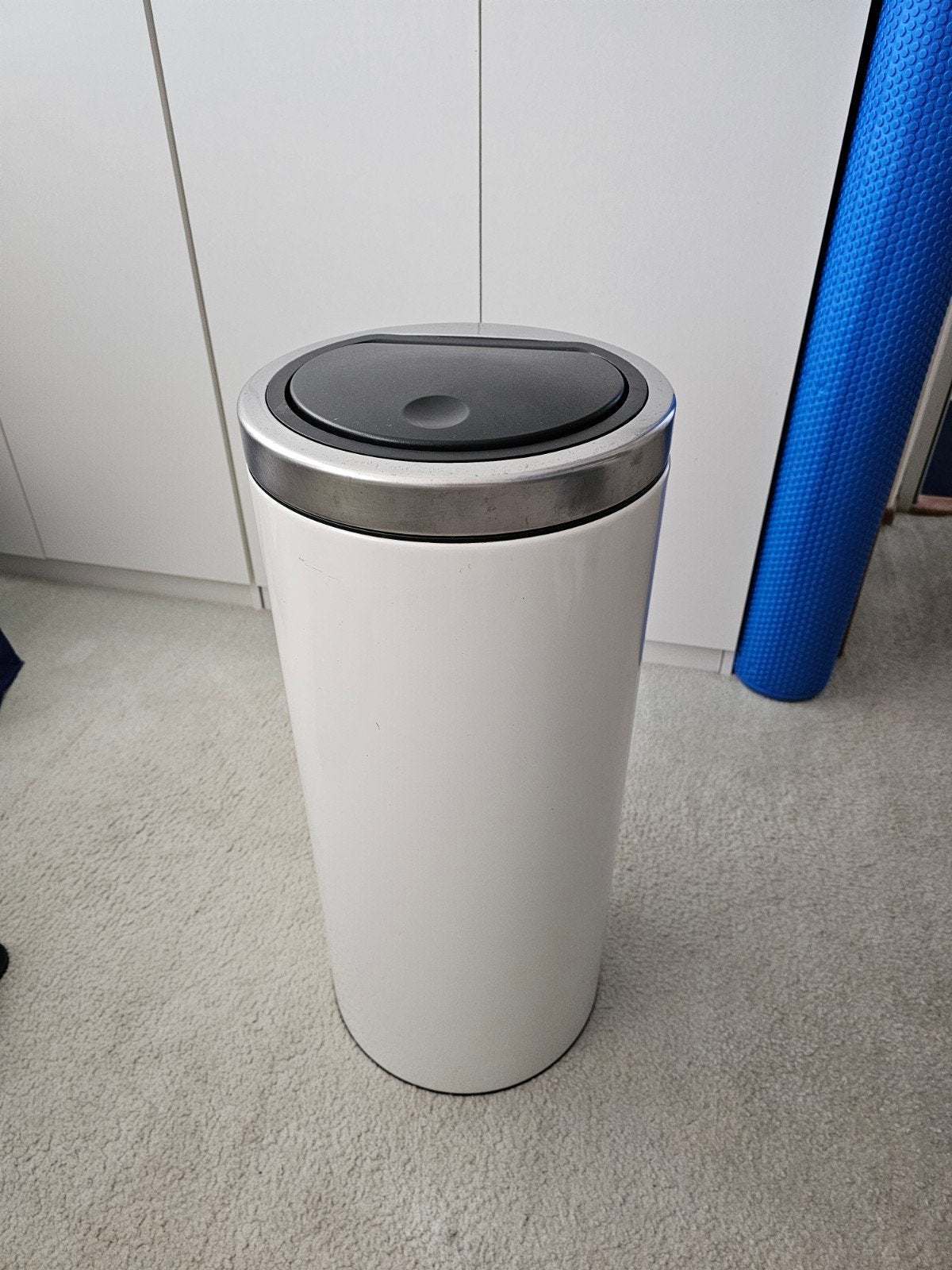 Brabantia Touch Bin 30 liter - Wit, Ophalen, Gebruikt, Met deksel, Overige typen