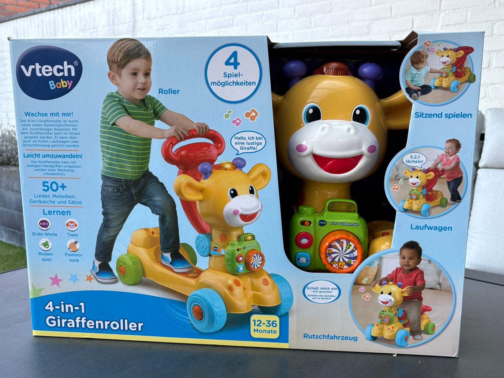 4-in-1 Giraffe scooter, Ophalen, Nieuw