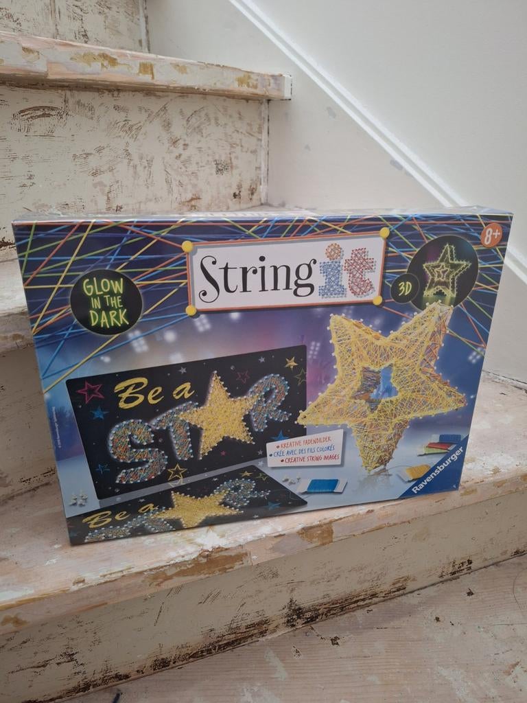 String it 3D Sterren Knutselset - Glow in the Dark, Overige thema's, Nieuw, Meerkleurig, Ophalen of Verzenden