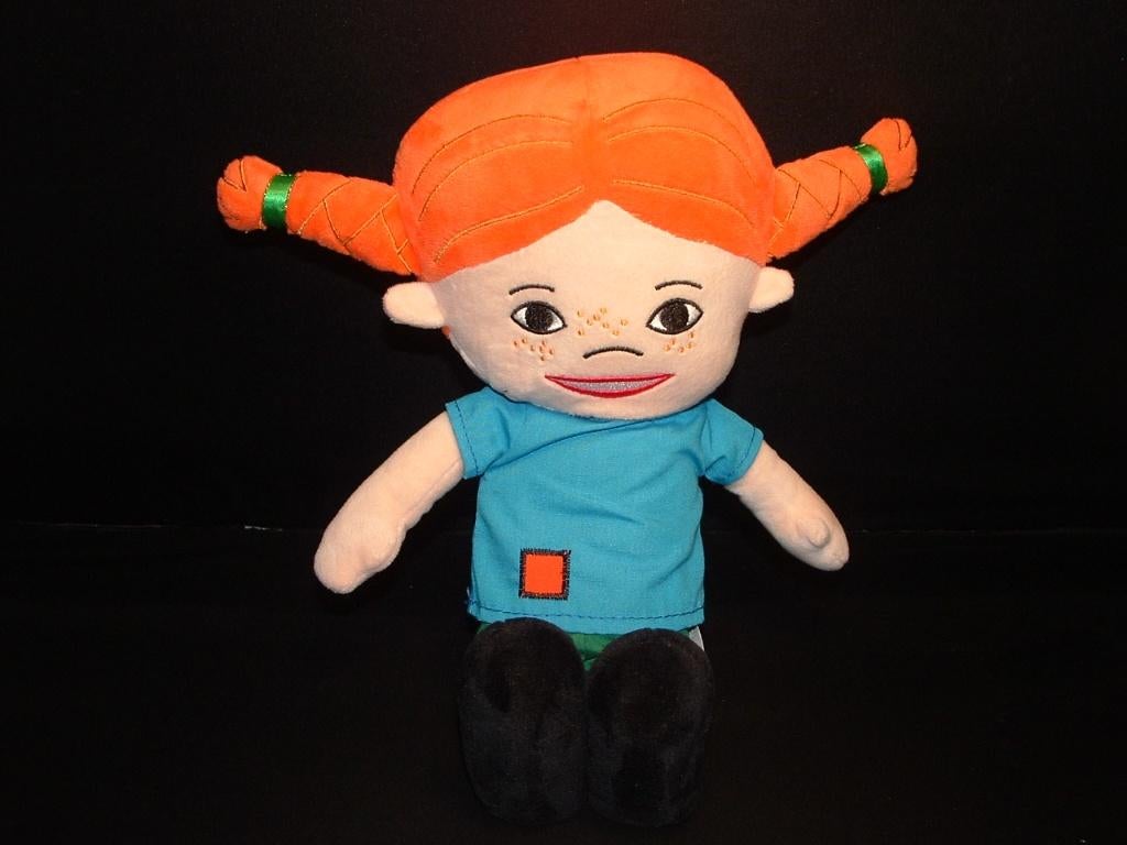 ASTRID LINDGREN POPJE PIPPI LANGKOUS MET GROOT HOOFD, Kinderen en Baby's, Speelgoed | Knuffels en Pluche, Ophalen of Verzenden