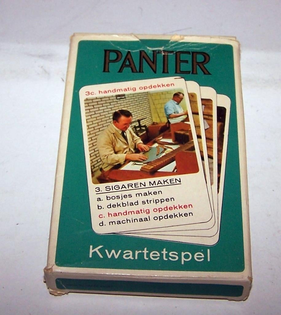 Vintage Panter kwartetspel. Zeldzaam/izgs., Ophalen of Verzenden, Zo goed als nieuw, Overige typen