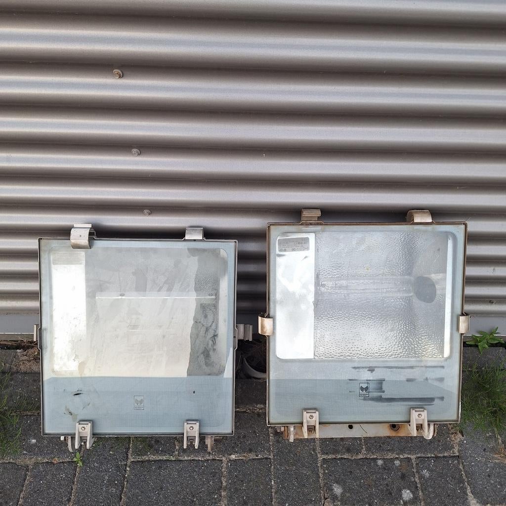 2x SBP LEO/A 400W | Bouwlamp / Buitenlamp / Schijnwerper, Gebruikt, Minder dan 50 watt, Onbekend, Met statief