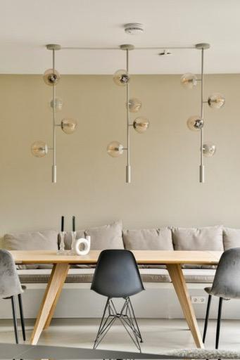 Bolia Orb Lounge hanglampen mat grijs (3 stuks), Huis en Inrichting, Ophalen, Zo goed als nieuw