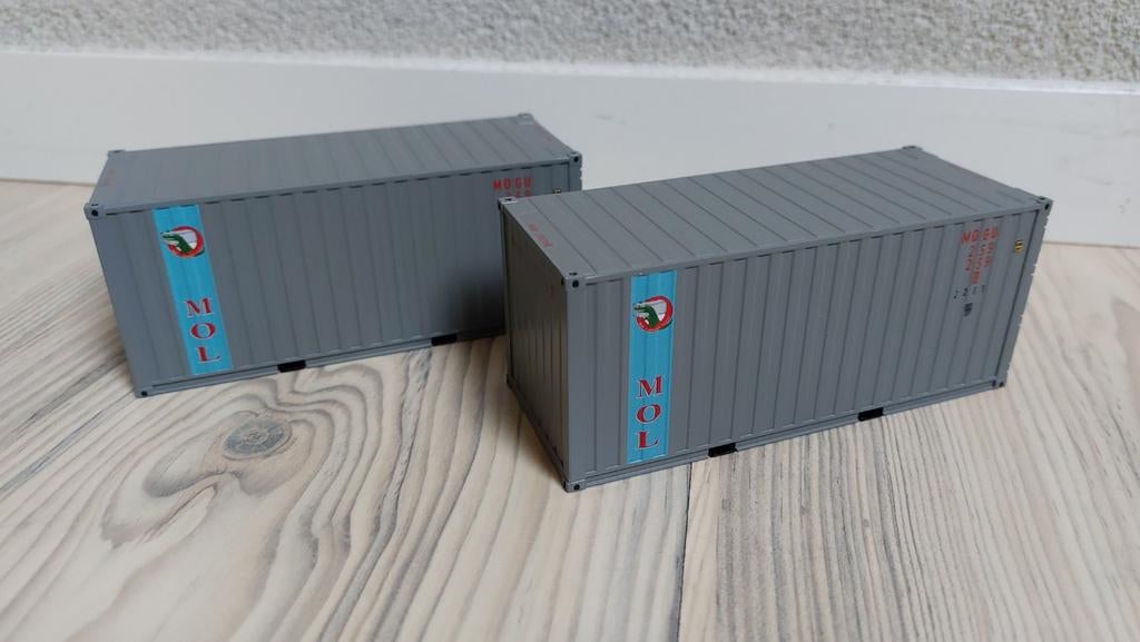 Wsi Mitsui Mol containers 20 ft nieuw classic aparte nummers, Ophalen of Verzenden, Nieuw, Overige merken