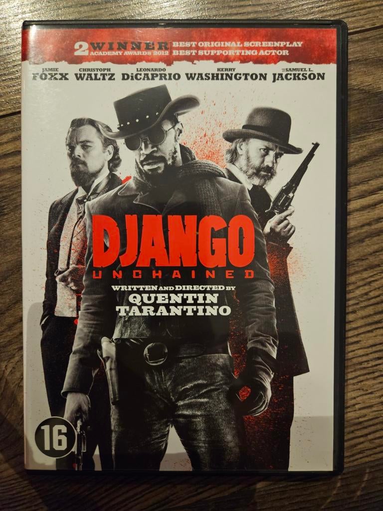 Django Unchained DVD - Quentin Tarantino, Cd's en Dvd's, Dvd's | Actie, Zo goed als nieuw, Actie, Vanaf 16 jaar, Ophalen of Verzenden
