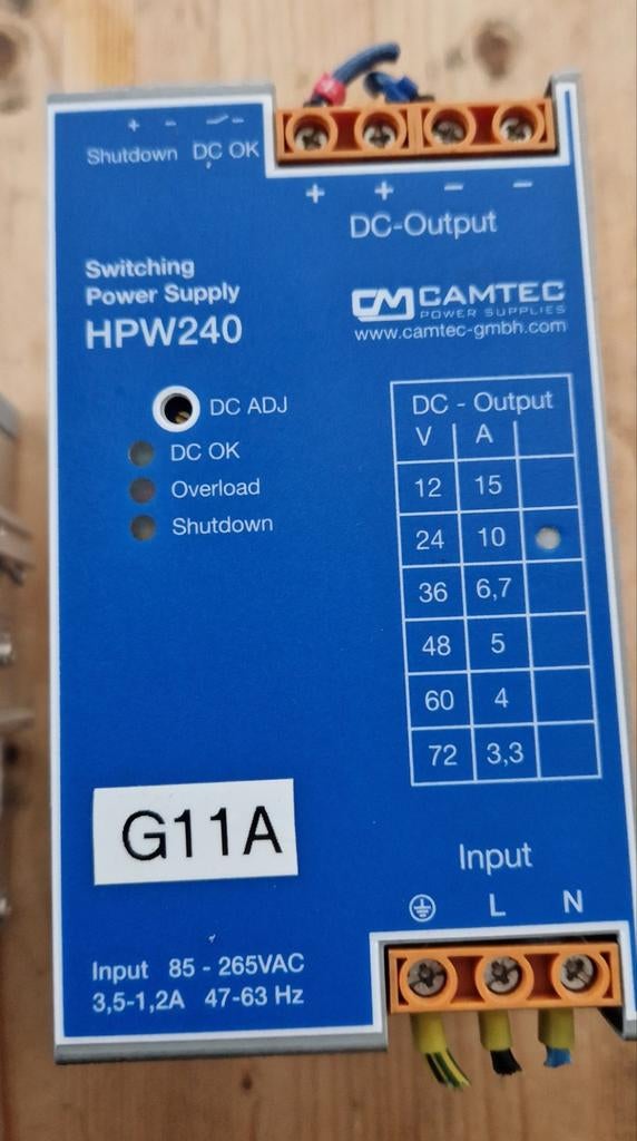 Camtec HPW240 voeding 24V 240W, Ophalen of Verzenden