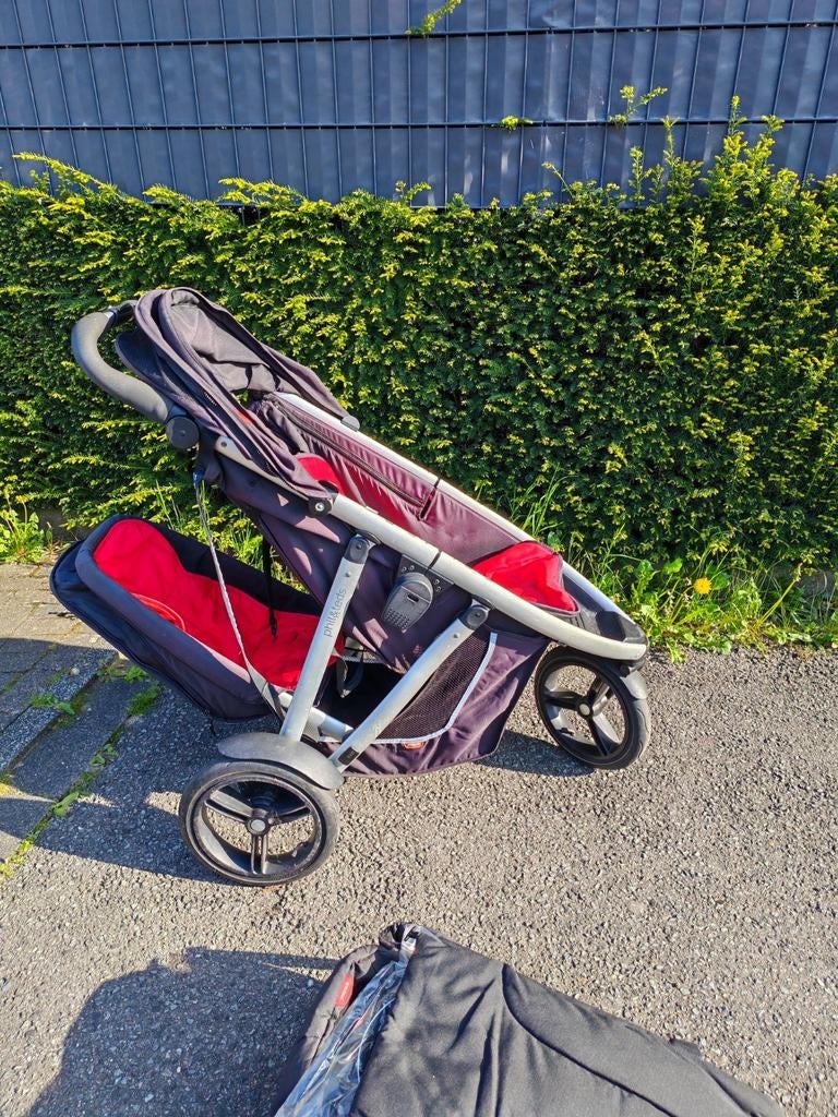 Phil&Teds Duowagen met Luchtbanden + Extra Wiel, Kinderen en Baby's, Kinderwagens en Combinaties, Gebruikt, Kinderwagen, Overige merken