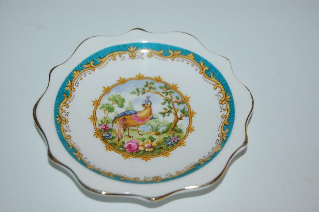 Royal Albert Chelsea Bird turquoise, Antiek en Kunst, Antiek | Porselein, Ophalen of Verzenden