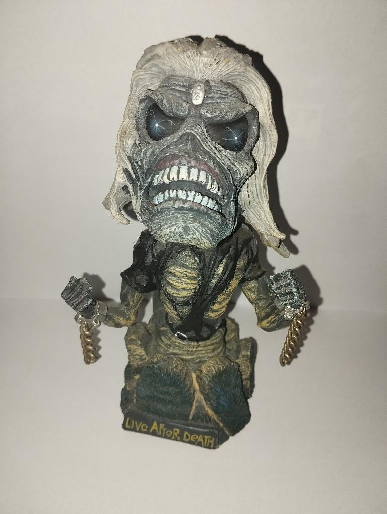 Iron maiden live after death eddie head knocker, Ophalen of Verzenden, Zo goed als nieuw
