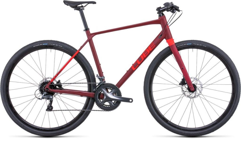 Cube SL ROAD darkred/red Maten 53 cm Voorraad actie, Overige merken, Versnellingen, Nieuw, Ophalen of Verzenden