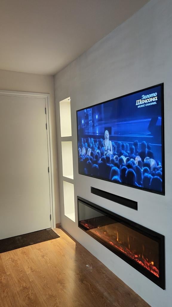 We doen Cinewall, sfeerhaard, tv kast, Ophalen of Verzenden, Zo goed als nieuw, Vrijstaande haard, Elektrische haard