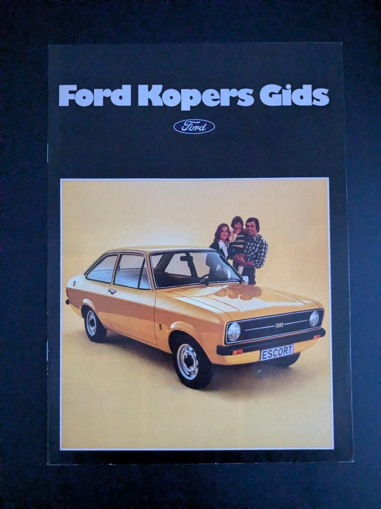 FORD Kopers Gids 1975 Escort Taunus Capri Granada Transit, Ophalen of Verzenden, Zo goed als nieuw, Ford