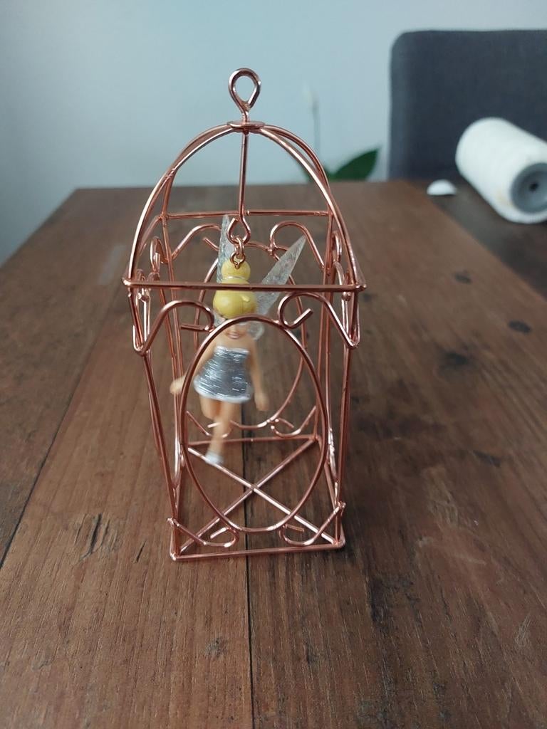 Disney tinkerbell kersthanger, Ophalen of Verzenden, Overige figuren, Zo goed als nieuw, Beeldje of Figuurtje