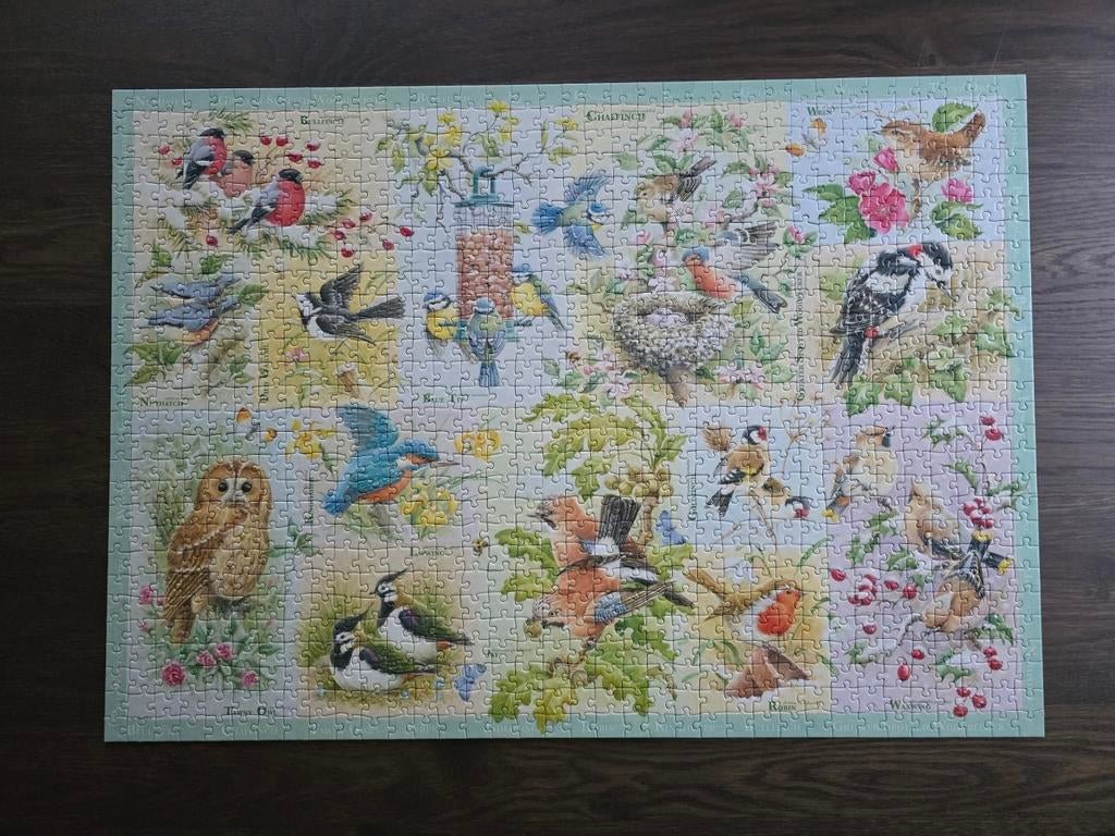 Vogelpuzzels - Leuke Legpuzzels, Ophalen of Verzenden, 500 t/m 1500 stukjes, Zo goed als nieuw, Legpuzzel