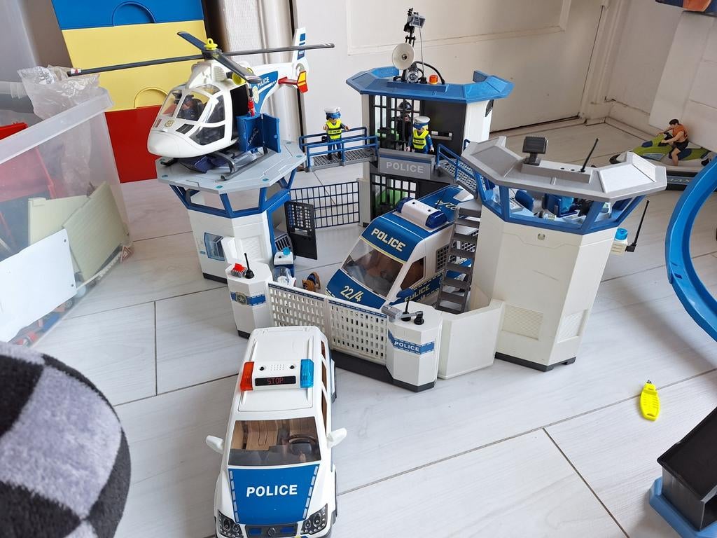 Playmobil Politiebureau Set - Overcompleet, Kinderen en Baby's, Speelgoed | Playmobil, Gebruikt, Complete set, Ophalen
