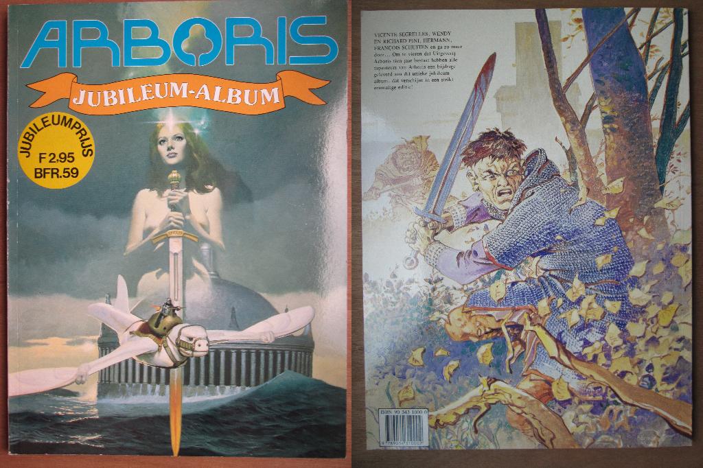 Arboris Jubileum album (SC), Eén stripboek, Ophalen of Verzenden, Zo goed als nieuw, Pini + Chaland + Segrelles