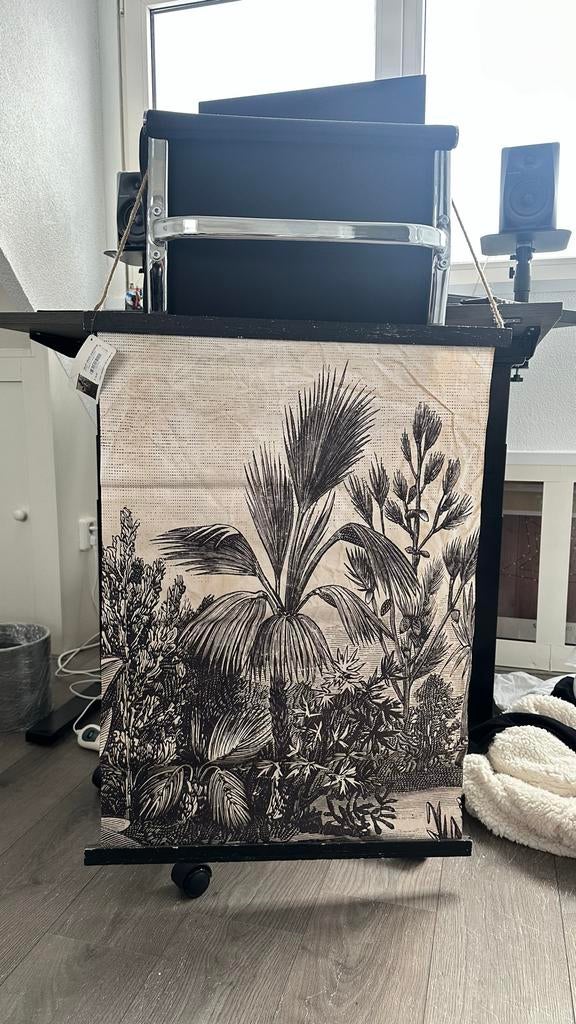 Botanische Textielposter - 88x64cm - Nieuwstaat, Ophalen, Nieuw