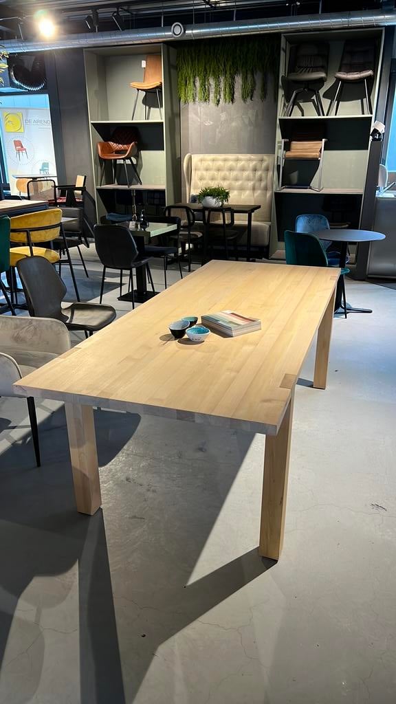 Eettaffel Artisan | 220 x 90 | Eetkamertafel, Eikenhout, Vijf personen of meer, Rechthoekig, Nieuw