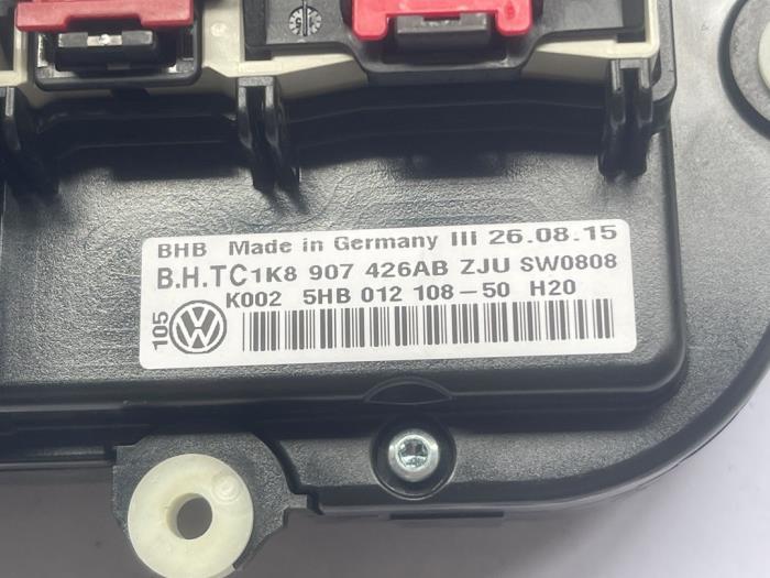 Kachel Bedieningspaneel van een Volkswagen Caddy, Gebruikt, -, -, -