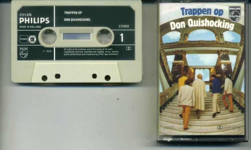 Don Quishocking – Trappen Op 19 nrs cassette 1979 ZGAN, Cd's en Dvd's, 1 bandje, Ophalen of Verzenden, Zo goed als nieuw, Origineel