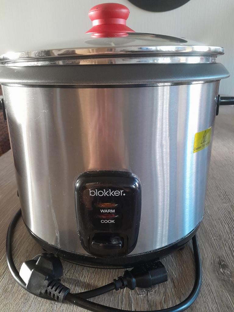 Blokker Rijstpan met Stoomfunctie - Zo goed als nieuw!, Witgoed en Apparatuur, Ophalen of Verzenden, Zo goed als nieuw