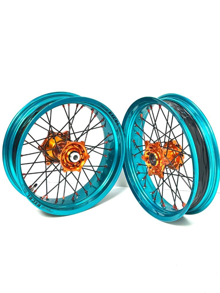 Supermoto velgen | KTM EXC | Nieuw | Turquoise | Uitverkoop!, Motoren, Ophalen of Verzenden, Nieuw