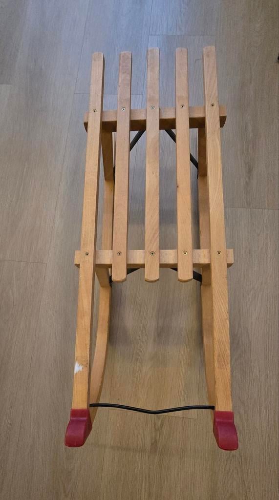 Houten slee 80x27cm, Ophalen of Verzenden, Zo goed als nieuw