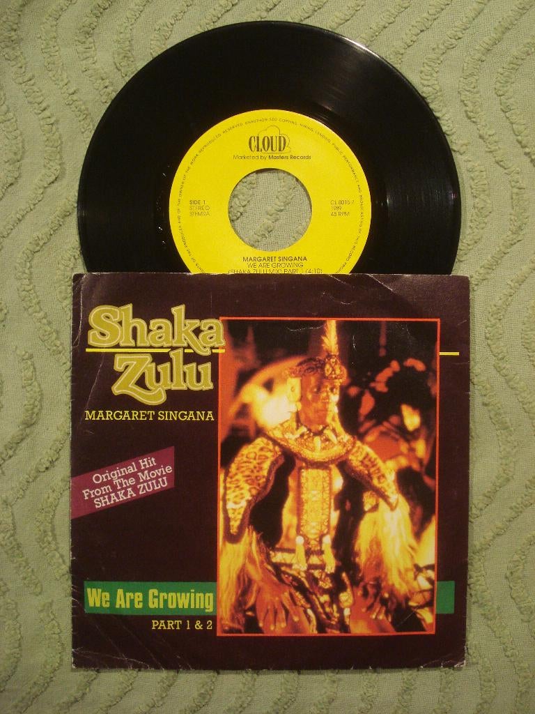 Margaret Singana 7" Vinyl Single: ‘We are growing’ (NL), Cd's en Dvd's, Vinyl Singles, Filmmuziek en Soundtracks, 7 inch, Single