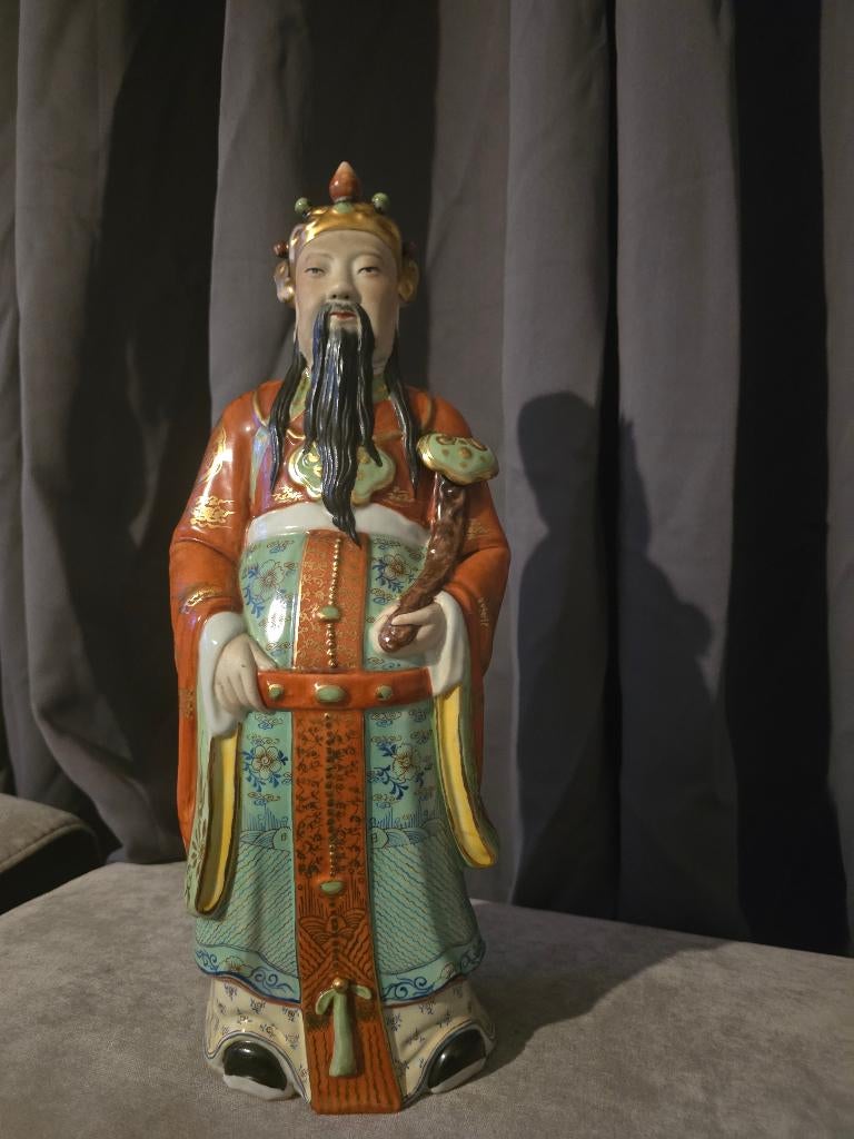 Chineze beeld uit jaren 50, Antiek en Kunst, Kunst | Beelden en Houtsnijwerken, Ophalen of Verzenden