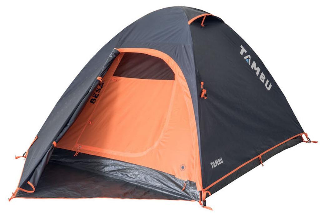 TAMBU BESA 3 pers. koepeltent/ Festivaltent 3,6 kg DUURZAAM, Ophalen of Verzenden, Nieuw, Tot en met 3