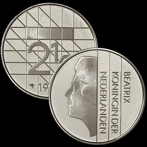 rijksdaalder beatrix unc, Ophalen of Verzenden, Koningin Beatrix, 2½ gulden, Losse munt