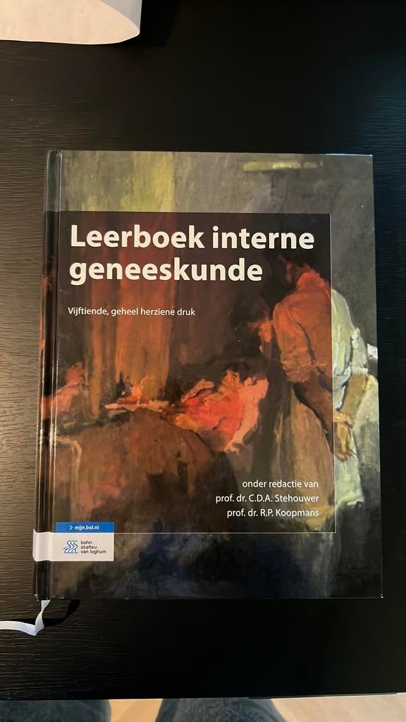 Leerboek interne geneeskunde, Boeken, Ophalen of Verzenden, Zo goed als nieuw