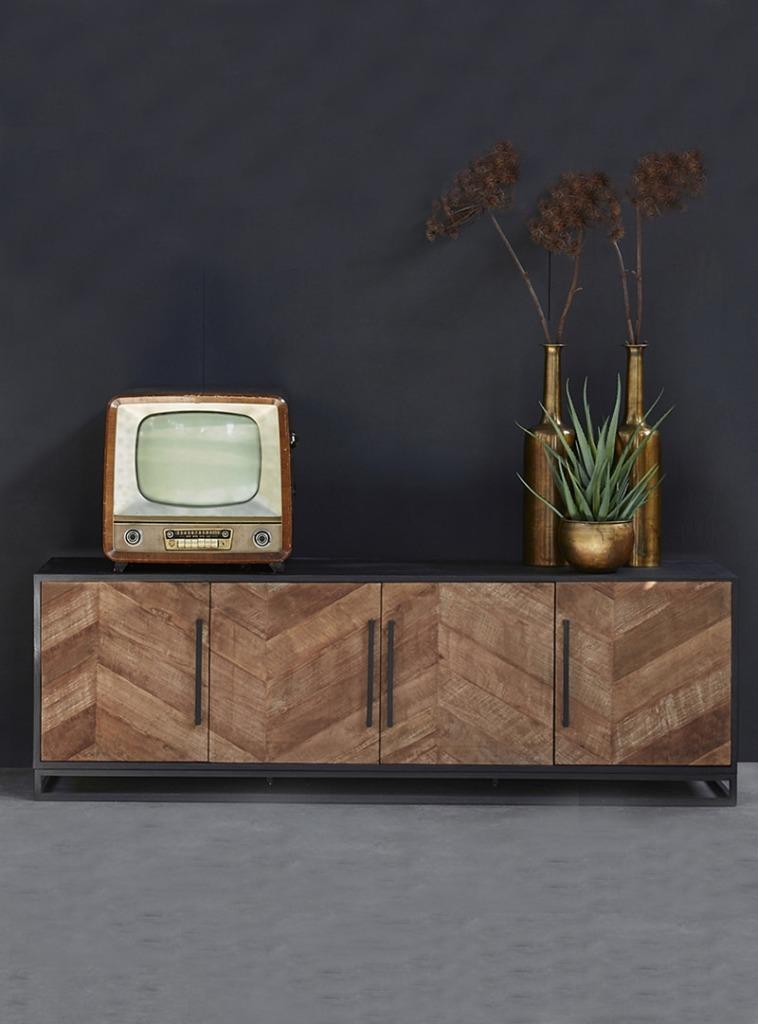 OMG tv cabinet ROF008 l Whoon l Room108 lvan €1549 voor €385, Ophalen, Teakhout, Nieuw, 200 cm of meer