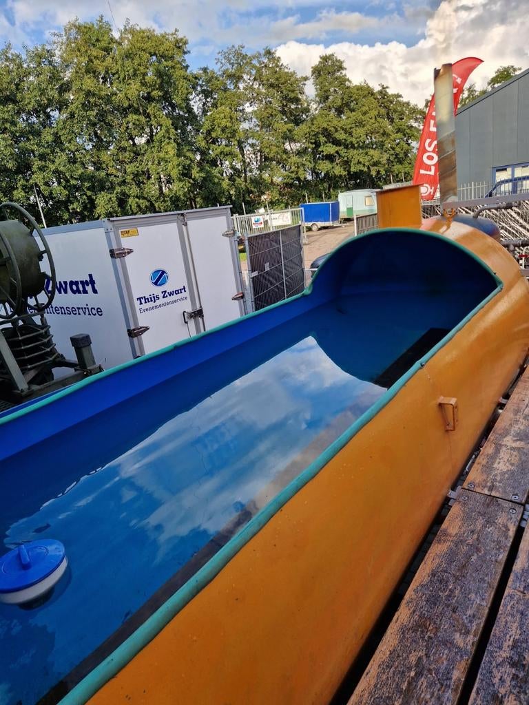 Giertank Hottub te huur - Unieke ervaring!, Tuin en Terras, Bubbelbaden en Hottubs, Gebruikt, Vast, Ophalen