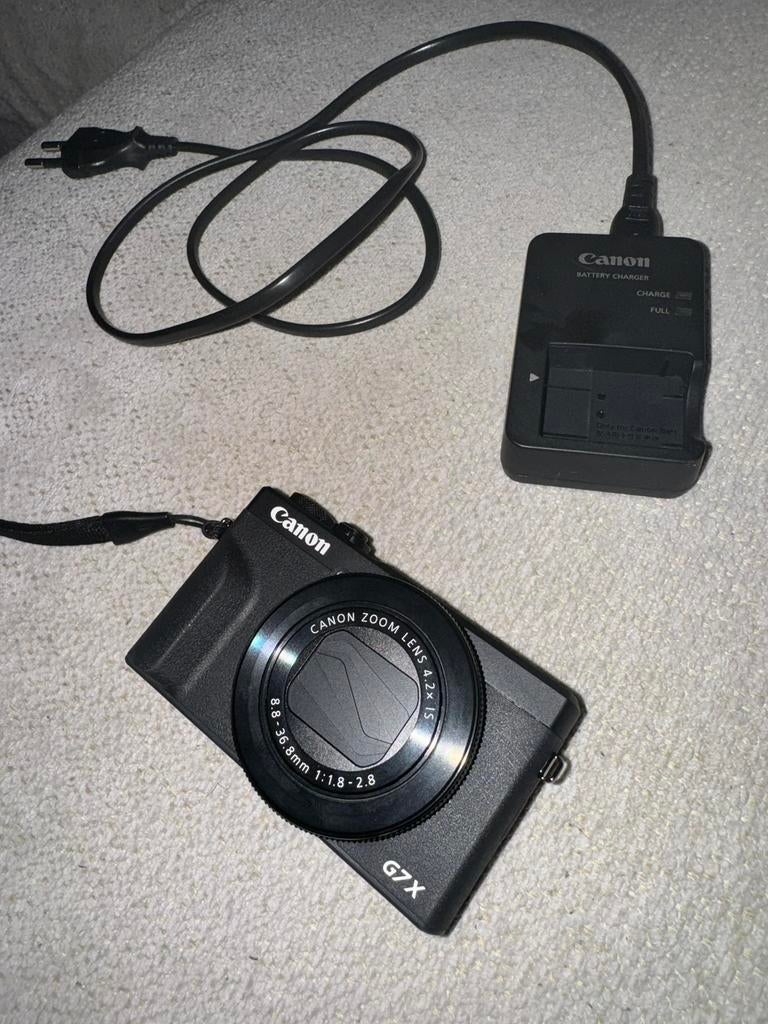Canon g7 mark III / Garantie tot 05/2029, Audio, Tv en Foto, Fotocamera's Digitaal, Ophalen, Zo goed als nieuw, Canon, Geen optische zoom