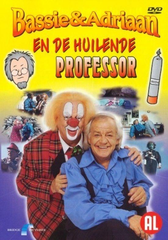 DVD Bassie & Adriaan - En De Huilende Professor, Avontuur, Alle leeftijden, Ophalen of Verzenden, Zo goed als nieuw