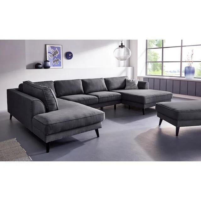 Nieuwe moderne Ubank grijs xxl hoekbank mega loungebank, Keizer, Keizer, Hoekbank, 300 cm of meer