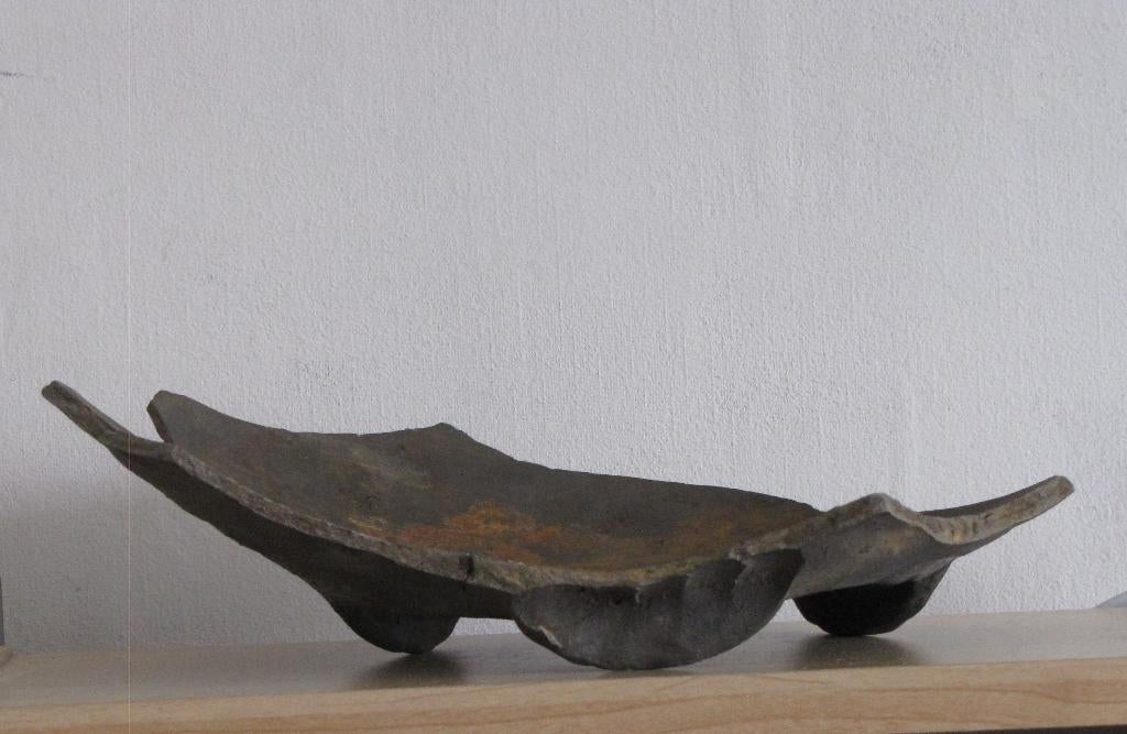 Bodemvondst zwart aardewerk schaal fragment, Antiek en Kunst, Ophalen
