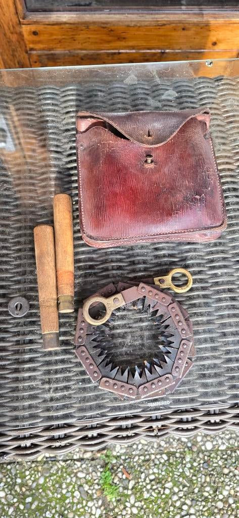 Vooroorlogse handzaag set, Ophalen of Verzenden, Engeland, Embleem of Badge