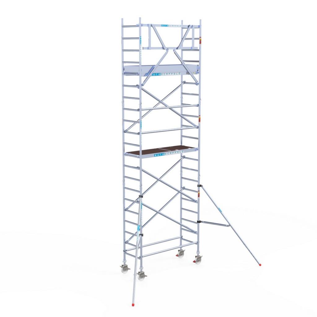 Actie ! Euroscaffold rolsteigers 75/90/135 x 250, Ophalen of Verzenden, Nieuw, Rolsteiger of Kamersteiger, 5 meter of hoger