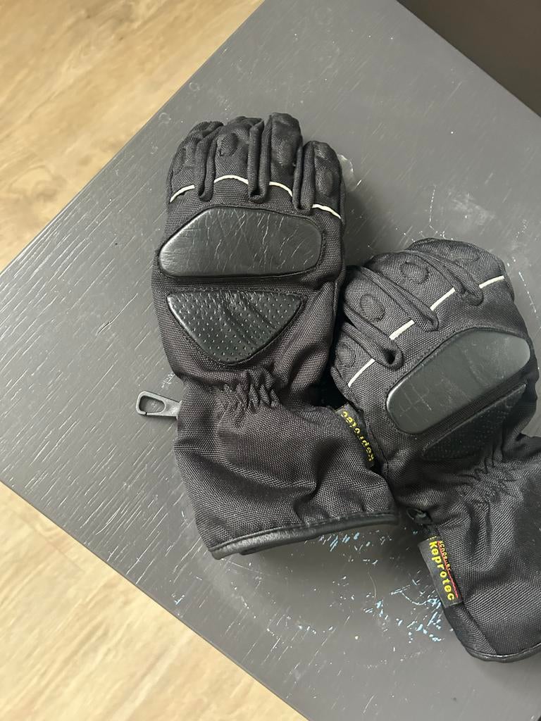 Leren motorhandschoenen Schoeller - Maat S, Heren, Overige typen, S, Tweedehands