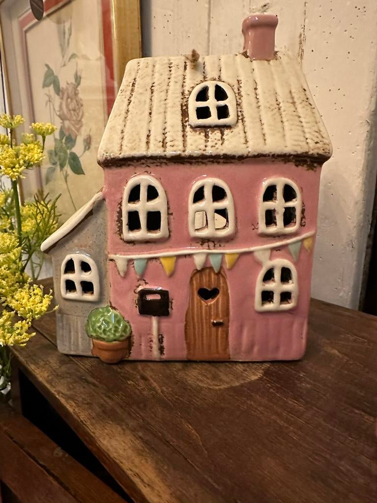 Waxinelicht huisje Engels Scandinavisch, Ophalen, Overige materialen, Nieuw, Hoofdstraat 15 de steeg