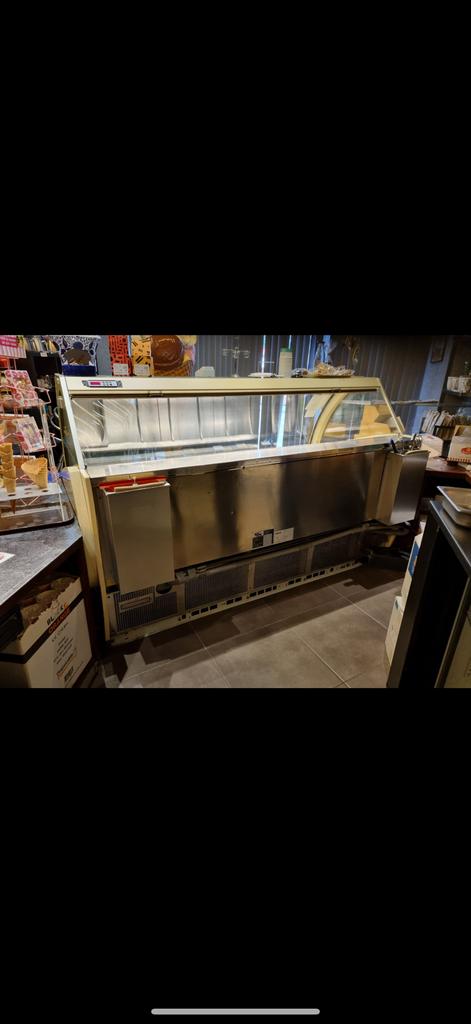 IJssalon Black Friday Set: Vitrine, Ketel, Machine, Verzenden, Gebruikt, Bakkerij en Slagerij