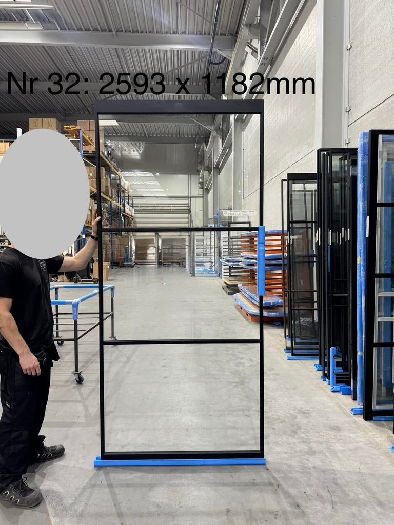 Diverse maten losse stalen panelen /wandafscheiding outlet 3, Firma Hout en Staal, 80 tot 120 cm, Overige typen, Zo goed als nieuw