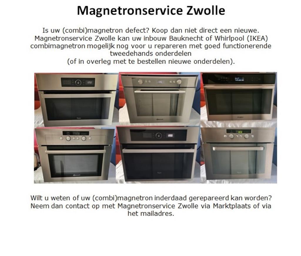 Reparatie van inbouw combimagnetron / combi magnetron / oven, Komt aan huis