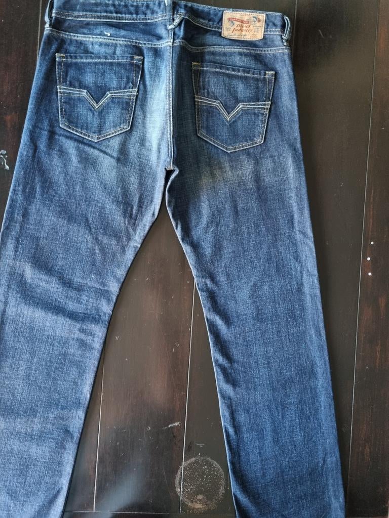 NIEUWE CLASSIC VINTAGE DIESEL LARKEE REGULAR STRAIGHT 36/32!, W36 - W38 (confectie 52/54), Diesel, Blauw, Nieuw