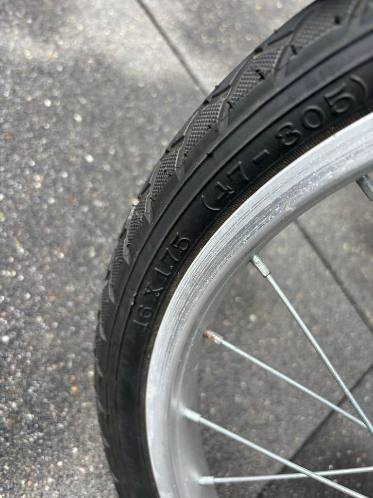 Meisjes fiets, Ophalen, Gebruikt, 16 inch